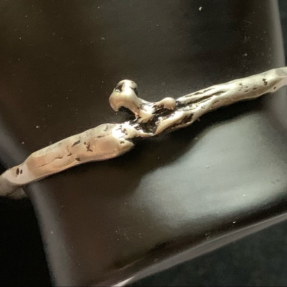 NEW LOW LUV x Erin Wasson Silver Bone Stack Bracelet - Picture 9 of 16